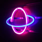 Planet LED Lights Neon Light Sign | Wall Art Signage Light Battery Powered