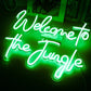 Neon Sign LED Light Welcome to the Jungle | Wall Art Signage Light