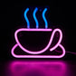 Coffee Cup Neon Sign | Foodie Collection