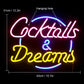 Cocktails & Dreams Neon Sign | Bar & Nightlife Collection