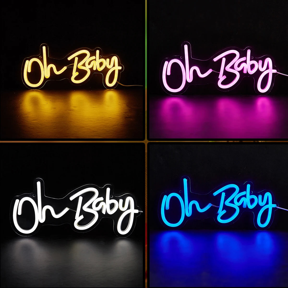 Oh Baby Neon Signs | Wedding & Love Collection