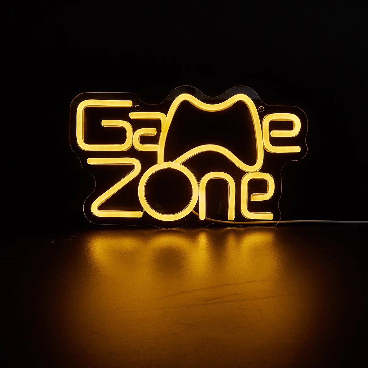 Game Zone with Controller Neon Sign | Gaming Collection